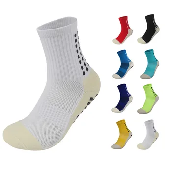 Професионални футболни чорапи, дебели чорапи от кърпи за джогинг, 8 двойки, нескользящие, износоустойчиви, заглушителен спортни чорапи за бягане
