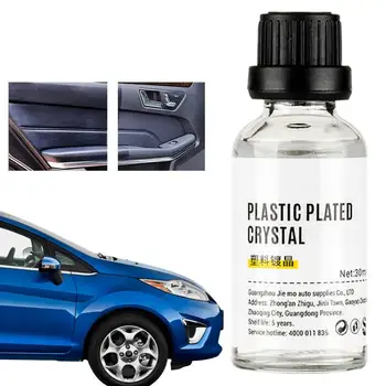 Средство за възстановяване на пластмаса Кристални покрития и възстановително решение за детайли на интериора на колата е Издръжлив реставратор с гъба