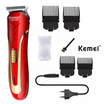 Kemei акумулаторна електрическа машина за подстригване на коса KM-1409 тример за коса премиум клас 2-в-1 тример за коса и бръснач