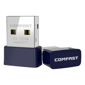 Comfast Mini USB WiFi Адаптер PC Мрежова карта lan 150 Mbps-Wi-Fi ключ CF-723B Bluetooth 4.0, USB, Ethernet, wifi на Рецепция и трансфер