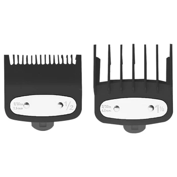 2 бр. Машина за подстригване на коса Ограничител гребени употреба 1,5 мм/4.5 mm Размер на Фризьорски салон Замяна за Wahl