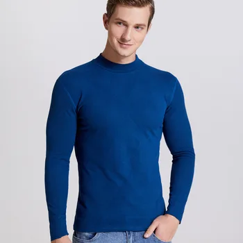 ново модно топлинна бельо Jodimitty, зимата на топло бельо с висока яка, мъжки базова тениска с имитация на шията, блуза, пуловер, отгоре с дълъг ръкав