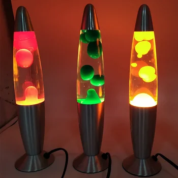Креативен лека нощ от вулканична лава под формата на медузи, led лампа от алуминиева сплав, началната дневна, спалня, декоративни осветителни тела, детска нощна лампа