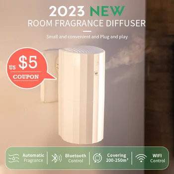 Дифузор с ароматни Аромат на масло за стая ароматерапия с Капацитет от 130 мл Smart APP Bluetooth Управление на Освежители за въздух Овлажнител за дома
