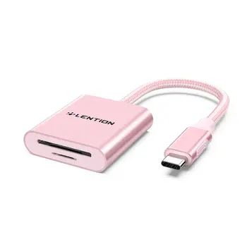 Удължител за USB C Card Reader SD и CF Reader Адаптер за карти Type C за 2023-2016 MacBook Pro 13/15/16 USB Type C C Card Reader Разделител