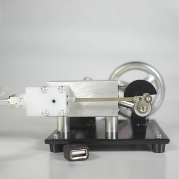 Модел на парен двигател Стърлинг цельнометаллическая модел на генератор на външно горене, играчка за научен физически експеримент