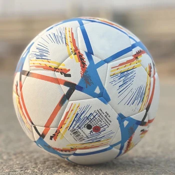 Футболна топка 2022 Официален размер на 5 Футболни Топки Цветни Мач Групови Тренировки Спортни Игри топки guantes de portero футбол