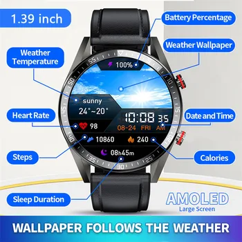 Новите смарт часовници с AMOLED екран 454 * 454, Bluetooth, музика за разговори, сърдечната честота, кръвно налягане, проследяване на кислорода в кръвта, умни часовници за фитнес