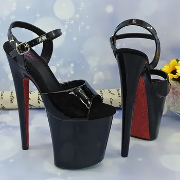 Дамски сандали на платформа Leecabe 8 см /20 см, вечерни обувки на висок ток, обувки за танци на един стълб