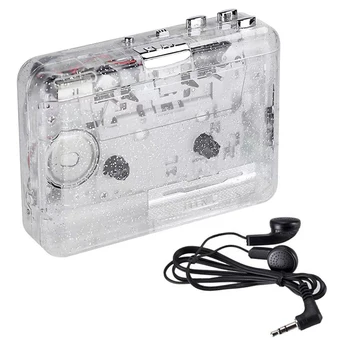 Радиоплеер с превземането на USB касети Преносим конвертор USB-касетофон в MP3 с превземането на аудио музикален плеър кассетный магнетофон