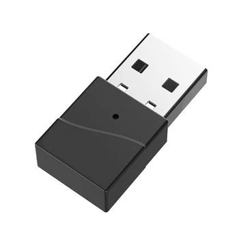 1 бр 24-битов USB Bluetooth 5,2 аудиопередатчик Aptx-адаптивен/LL/ HD 40 ms Черно ABS за ключа