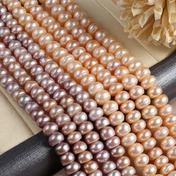 Мъниста от естествени перли, ронлив топчета във формата на хляб, перли за бижута, елегантно колие, обков за гривни със собствените си ръце