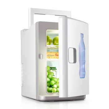 Автомобилен хладилник 10Л, преносим хладилник, мини-хладилник, автокомпрессор, фризер, микробус, камион, пътен хладилник за домашна употреба от 12 В 220 В