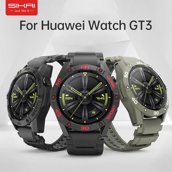 Мек защитен калъф за Huawei Watch GT3 46 мм, калъф от TPU, защитен калъф-броня за Huawei GT 3 Watch Smartwatch