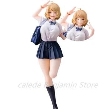 26 см аниме фигурки Atsumi Тиеко JK версия. PVC фигурка Аниме играчка модел за възрастни Сексуална са подбрани кукла