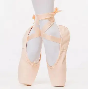 Новост 2017 Безплатна доставка Базова парусиновая танцови обувки Infanta Балетные pointe обувки танцови обувки