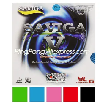 2023 Нова цветна гума за тенис на маса DAVEI SAVIGA V (розова, зелена, синя) най-Горния лист за пинг-понг, дълги няколко пипса OX