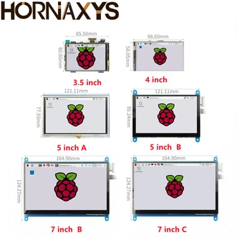 Серия HDMI, 3,5 инча/4 см / 5 см/ 7 инча Raspberry Pi 4-то поколение с резистивен/капацитивен сензорен екран