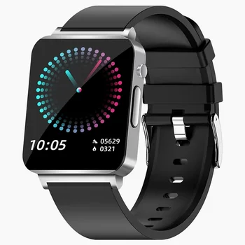 Мъжки умен часовник 1,72 инча с неинвазивно измерване на нивото на глюкоза в кръвта, женски здрави ръчни часовници за ЕКГ, измерване на кръвно налягане, часовници за Xiaomi, новост