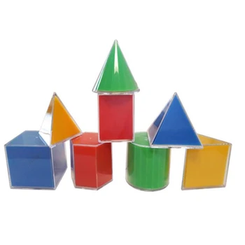 8 бр. геометричния модел, разбирающая куб, цилиндър, конус, играчка, математически ресурси, модул за обучение подарък