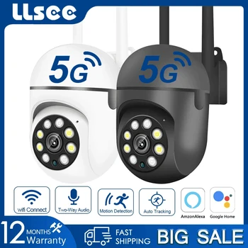 LLSEE 3MP 2,4 g + 5g двухдиапазонная wifi IP камера HD нощно виждане външно откриване на движение на камера за наблюдение на сигурността защита