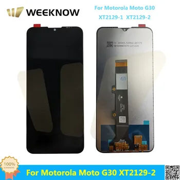 За Motorola Moto G30 XT2129-1 LCD дисплей С Сензорен екран Дигитайзер В Събирането на За Motorola Moto XT2129-2 Резервни Части за LCD дисплей
