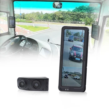 MCY 12,3-инчов IPS екран пълноцветен автомобил Сляпо петно Автомобил, Камион, автобус Електронно огледало за обратно виждане