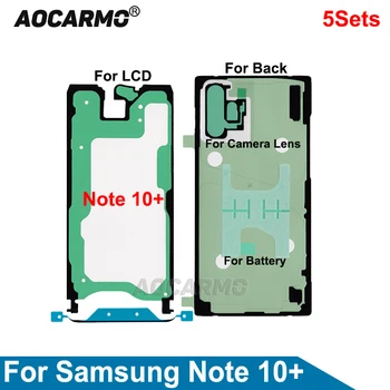 5 бр./Лот За Samsung Galaxy Note 10 + Плюс Пълен Комплект тиксо За LCD екрана на Задния Капак на Отделението за батерията Рамката на Обектива на Камерата Водоустойчив Лепило