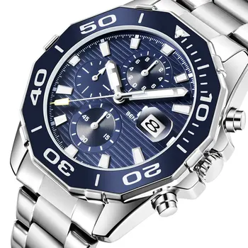 Мъжки часовник BEN NEVIS, най-добрата марка, модни луксозни часовници, спортни кварцови часовници за мъже, часовник с календар, мъжки часовник reloj hombre