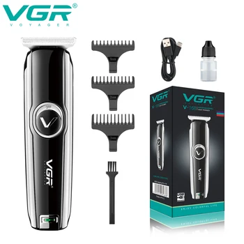 VGR тример за коса, професионална машина за рязане на коса, безжична машина за подстригване на коса, електрическа машинка за оформяне на брада, машина за бръснене за мъже V-168