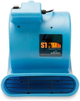 Max Буря 1/2 с. л. траен лек въздушен движитель, простор за килими, вентилатор, външен вентилатор за професионално почистване, синьо, 1 опаковка