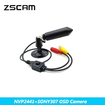 Мини CCTV 1080P AHD/TVI/CVI/CVBS 4 В 1 Виртуална Камера IMX 307 0.0001 LUX Куршум за Защита Сигурността на Нощно Виждане Цветна HD Видео Камера