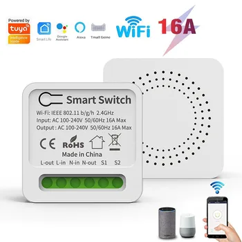 Wifi Smart Switch Приложение За Дистанционно Управление На Алекса Гласов Контрол, Интелигентен Ключ Камера Box 1 2 Начина За Отваряне