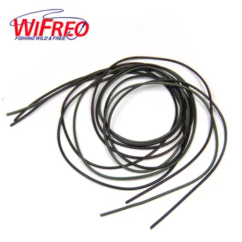 Wifreo [2 метра в опаковка] Силиконова тръба за риболов на шаран на черно маслинено-кафяв цвят за направата на косата