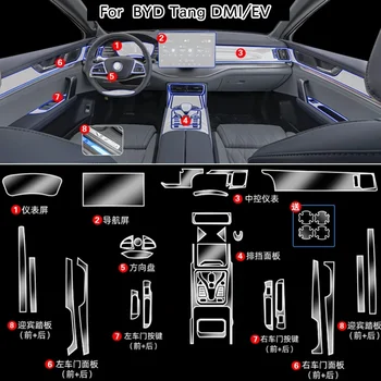 За BYD TANG DM-i/EV 22 2023 Панел на Кутията Кутия на Навигационния Екран Автомобилен Интериор TPU Защитно Фолио на Капака Стикер Против Надраскване