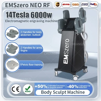 DLS - EMSLIM 14 Тесла 6000 W Neo Hi emt EMS устройство за стимулация на мускулите на тялото, сжигающее мазнини, оформя тялото