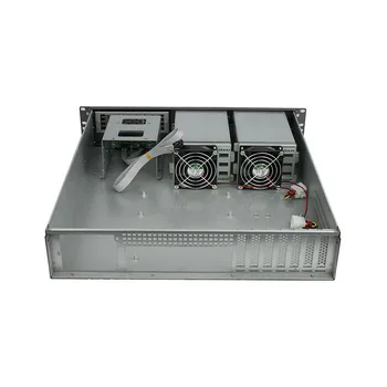 2u atx индустриален компютър сървър на корпуса 9 отделения HDD за монтаж в шкаф с гореща замяна сървърно шаси