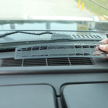 За Hummer H2 2003-2007 автомобилен стайлинг от неръждаема стомана, черна таблото, воздуховыпускная вентилационна рамка, накладки, стикер, автомобилни аксесоари