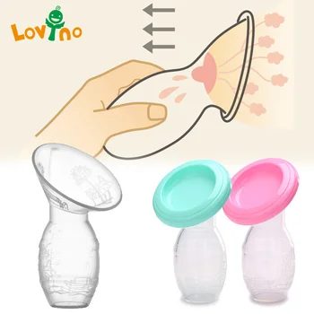 Ръчно молокоотсос за хранене на бебето Partner Breast Collector Автоматично коригиращи силиконови помпи за кърма