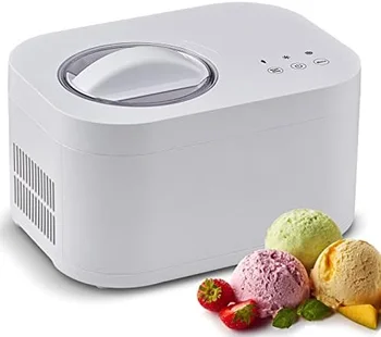 Устройство за приготвяне на крем, автоматично устройство за приготвяне на сладолед с компресор, без предварително замразяване, за приготвяне на сладолед с Обем 1,1 л, 3 режима, лесен домашен сладолед a