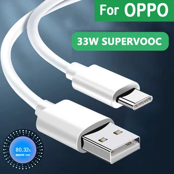 33 W SuperVOOC USB Кабел Type C Зарядно Устройство За OPPO Pad Air A73 A53s A93 A32 A33 а a53 A72 A74 A54 A93s A73 A53s 5G