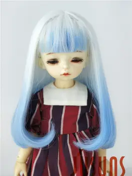 JD493 YOSD Симпатичен Огнеупорни Перука за кукли BJD с дълъг бретон, куклени косата с размер 6-7 см, Модни Аксесоари за Кукли