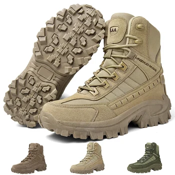 Гореща разпродажба 2023 година, военни обувки, мъжки армейските обувки, военни тактически обувки за мъже, ботильоны, улични мотоциклетни ботуши, работа защитни обувки