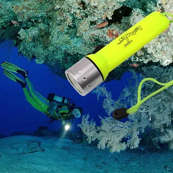 E5 Професионален водоустойчив подводен led фенерче за гмуркане, оборудване за гмуркане, led светлини за гмуркане, фенер, лампа Linterna