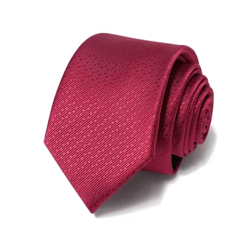 Нов висококачествен луксозен 7 см, червена вратовръзка за мъжете и модерен класически сватбен бизнес дизайнерски брендовый вратовръзка, мъжки подарък