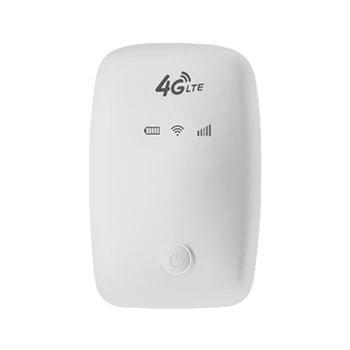 4G безжичен Wi-Fi рутер Mifi 150 Mbit/s, автомобили мобилна бялата точка за достъп Wi-Fi, поддръжка на 10 потребители със слот за сим карта