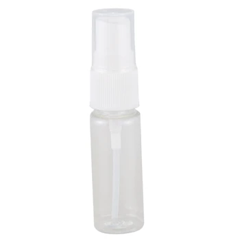 250 опаковки на празни прозрачни пластмасови бутилки за пръскане бъде фино разпръснати мъгла с кърпа от микрофибър, контейнер за еднократна употреба обем 20 мл идеален