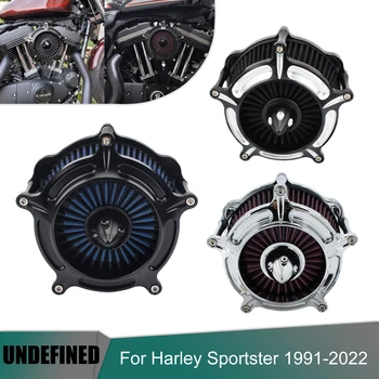 Турбинен мотор Спайк въздушния филтър С ЦПУ Система на входящия въздух Въздушен Филтър За Harley Sportster Iron XL 883 1200 Четиридесет и Осем, Седемдесет и Две