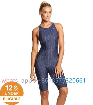 TYR Женски спортен костюм с отворен гръб, едно парче бански костюм за триатлон, бански, гащеризони, със състезателни бански костюми 2023