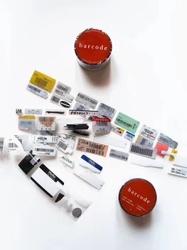 Ретро Бар-код Васи ПАТ за Направата на Картички, направи си САМ План за Scrapbooking Декоративна Стикер